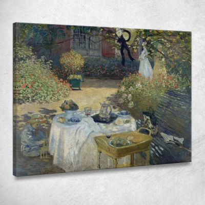 Il Pranzo 1873 Claude Monet mnt79 quadro stampa su tela