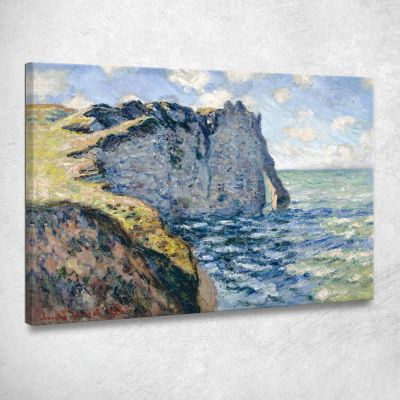 Egli Manneport 1882 Claude Monet mnt80 quadro stampa su tela