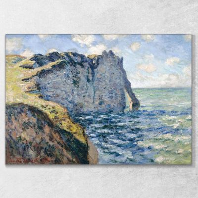 Egli Manneport 1882 Claude Monet mnt80 quadro stampa su tela