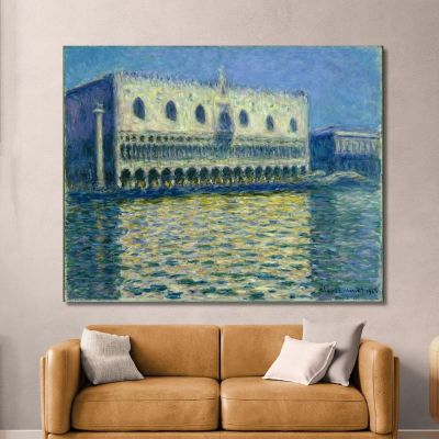 Il Palazzo Ducale 1908 Claude Monet mnt82 quadro stampa su tela