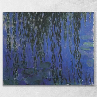 Ninfee E Rami Di Salice Piangente 1916 Claude Monet mnt110 quadro stampa su tela