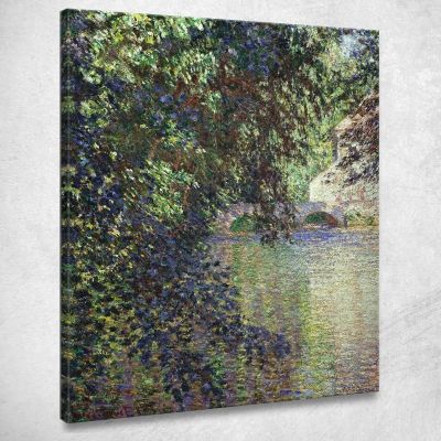 Mulino Ad Acqua A Limetz 1888 Claude Monet mnt113 quadro stampa su tela