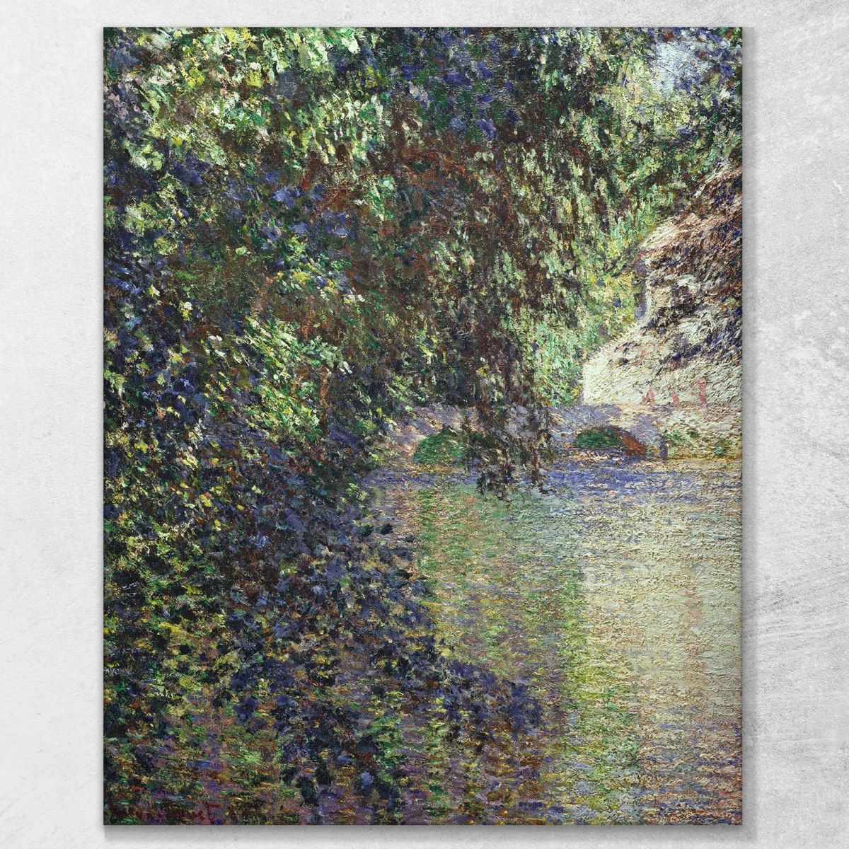 Mulino Ad Acqua A Limetz 1888 Claude Monet mnt113 quadro stampa su tela