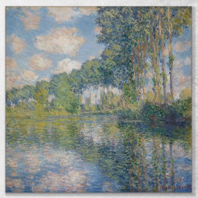 Poplars On The Epte Claude Monet, mnt122 canvas print