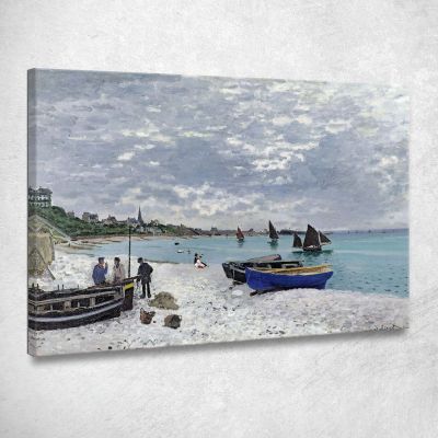 Spiaggia Di Sainte-Adresse Claude Monet mnt137 quadro stampa su tela