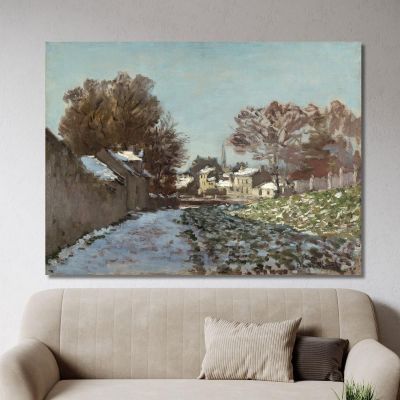 Neve Ad Argenteuil Neve Ad Argenteuil Claude Monet mnt140 quadro stampa su tela