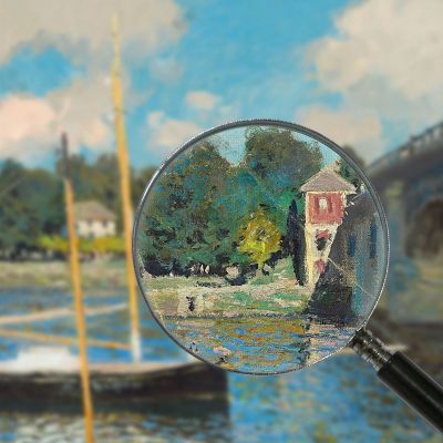 Il Ponte Ad Argenteuil Claude Monet mnt142 quadro stampa su tela