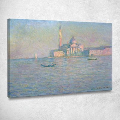 La Chiesa Di San Giorgio Maggiore Venezia Claude Monet mnt143 quadro stampa su tela