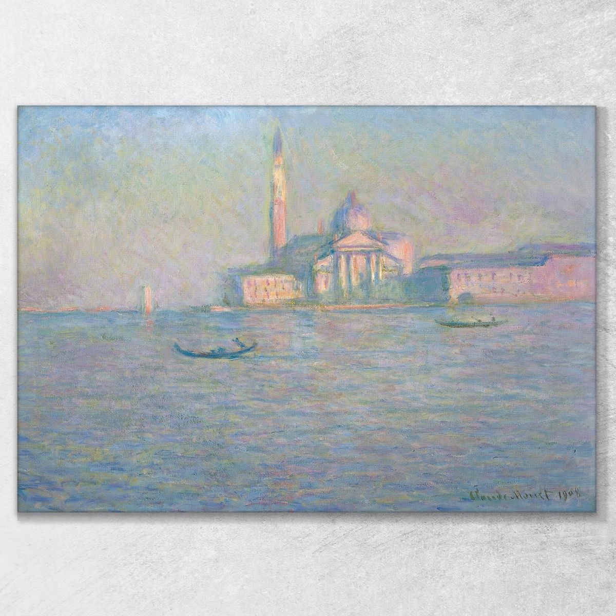 La Chiesa Di San Giorgio Maggiore Venezia Claude Monet mnt143 quadro stampa su tela