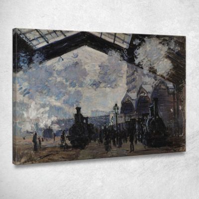 Stazione Saint-Lazare Claude Monet mnt145 quadro stampa su tela