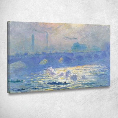 Ponte Waterloo 2 Claude Monet mnt149 quadro stampa su tela