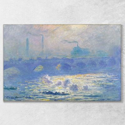 Ponte Waterloo 2 Claude Monet mnt149 quadro stampa su tela