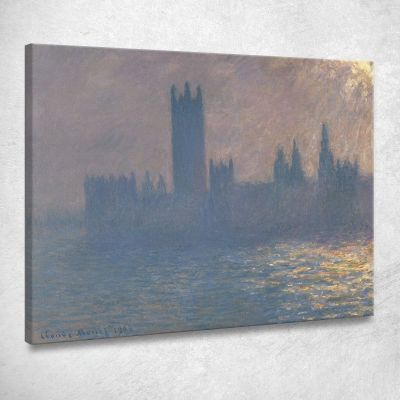 Camere Del Parlamento Effet De Soleil Claude Monet mnt159 quadro stampa su tela