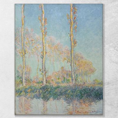 Pappeln Claude Monet, mnt162 drucken auf leinwand