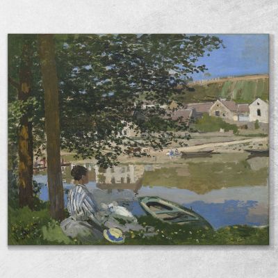 A Orillas Del Sena En Bennecourt Claude Monet, mnt169 cuadro en lienzo