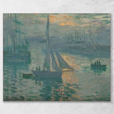 Alba Marina Claude Monet mnt170 quadro stampa su tela