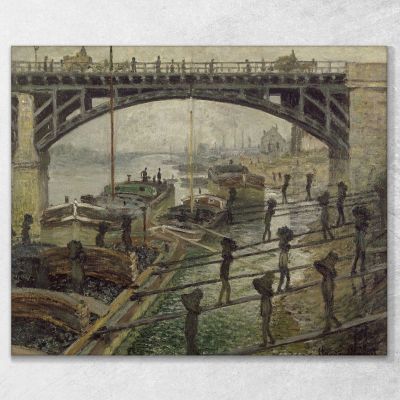 I Carboni Claude Monet mnt173 quadro stampa su tela