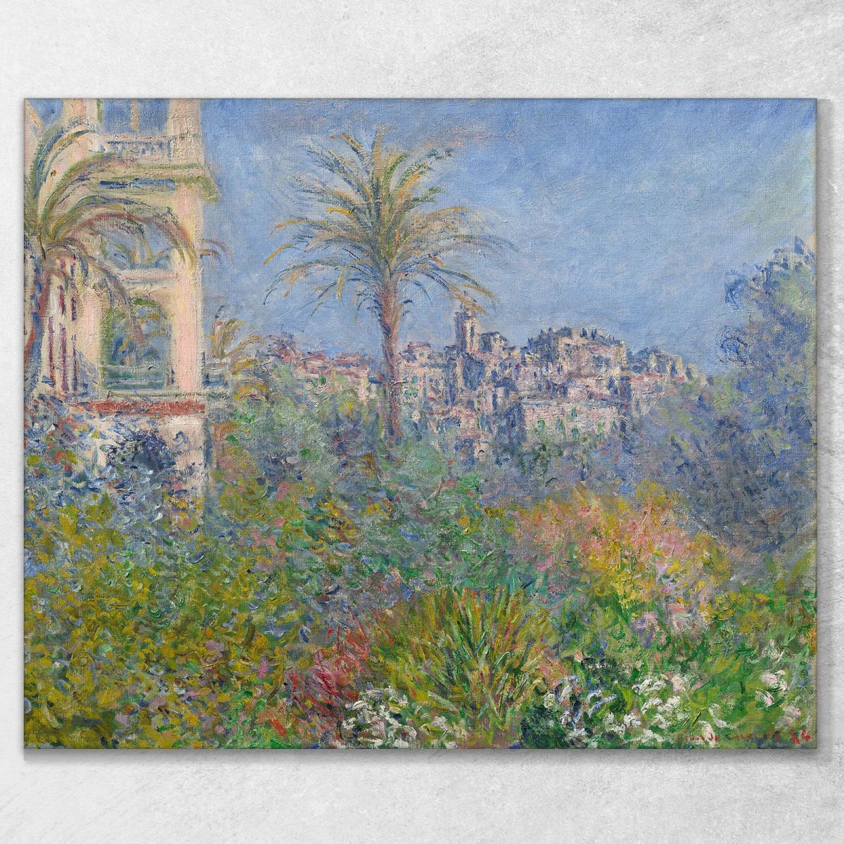 Ville A Bordighera Claude Monet mnt181 quadro stampa su tela