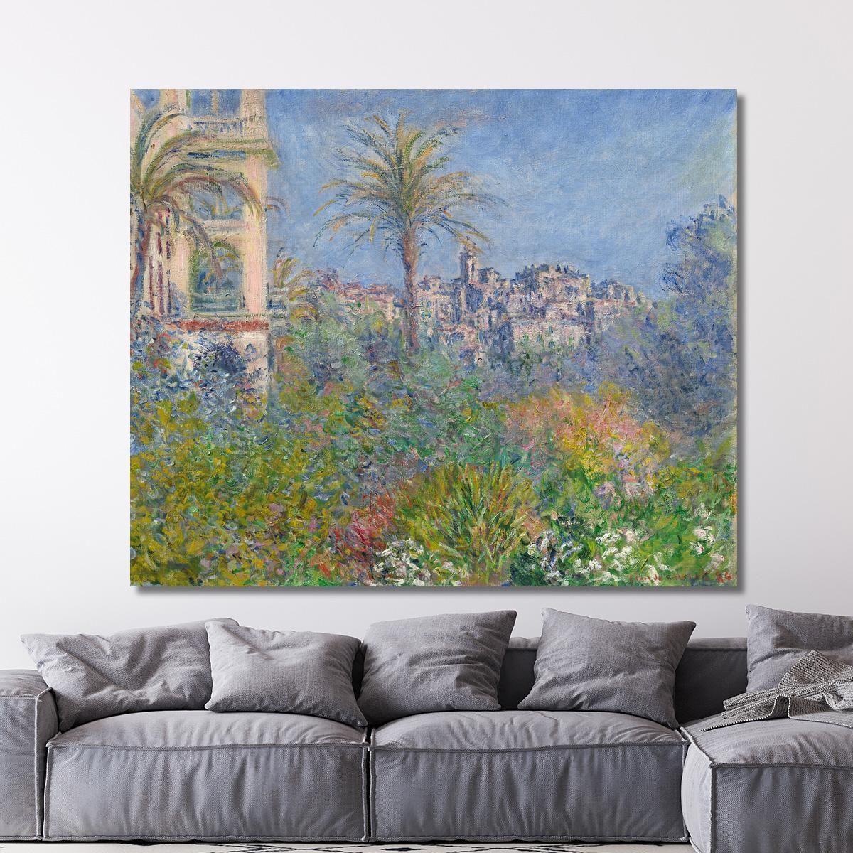 Ville A Bordighera Claude Monet mnt181 quadro stampa su tela