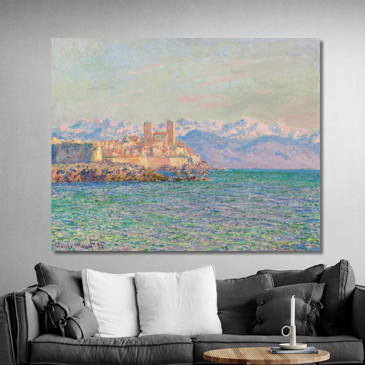 Antibes Le Fort Claude Monet mnt187 quadro stampa su tela