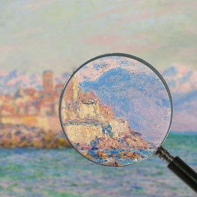 Antibes Le Fort Claude Monet mnt187 quadro stampa su tela