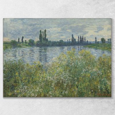 Rive Della Senna Vétheuil Claude Monet mnt191 quadro stampa su tela