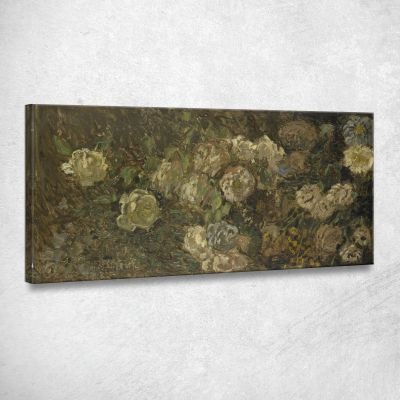 Fiori Claude Monet mnt196 quadro stampa su tela