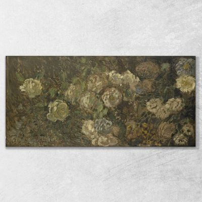 Fiori Claude Monet mnt196 quadro stampa su tela