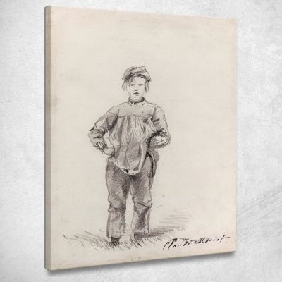 Ragazzo In Campagna Claude Monet mnt202 quadro stampa su tela
