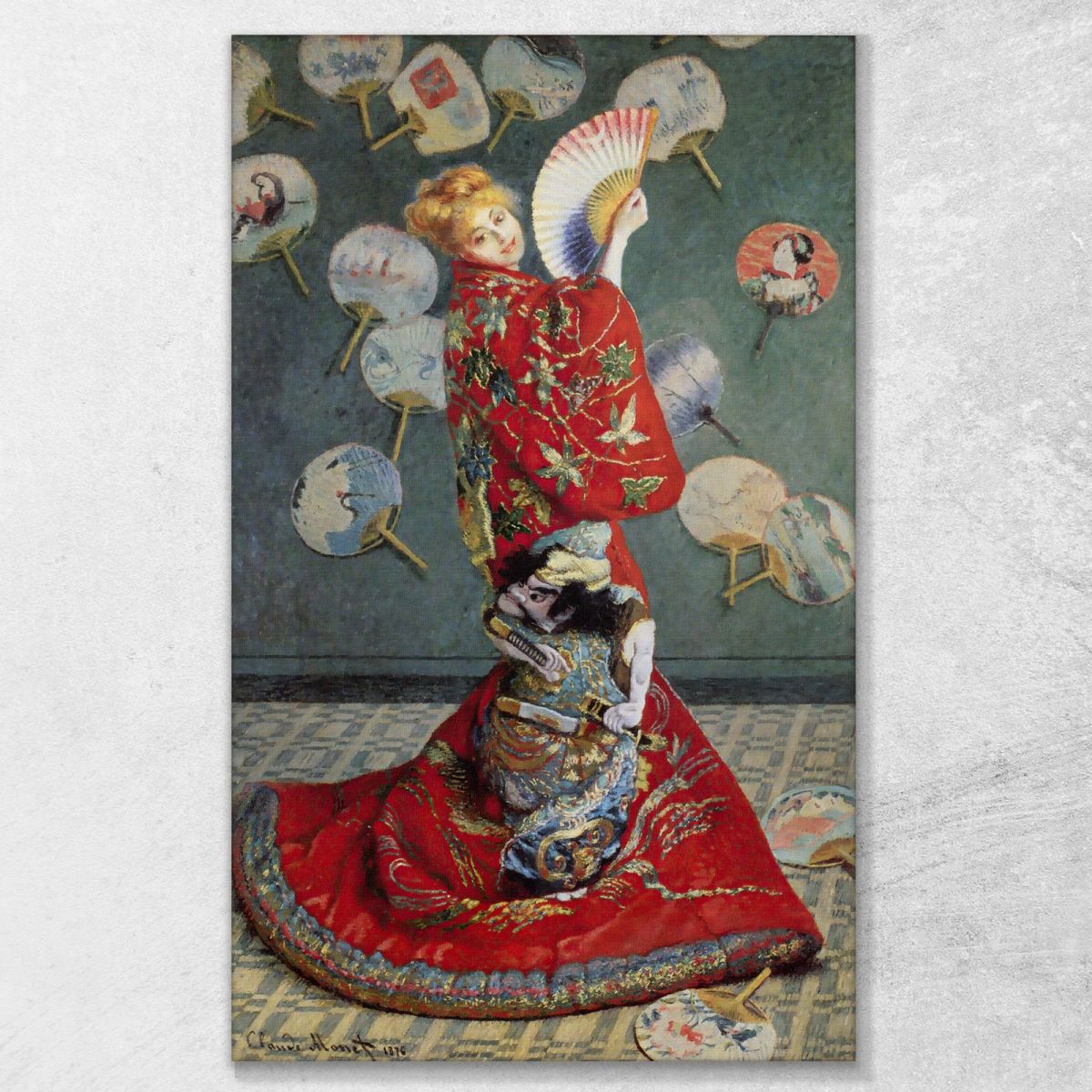 Camille Monet In Costume Giapponese Claude Monet mnt204 quadro stampa su tela