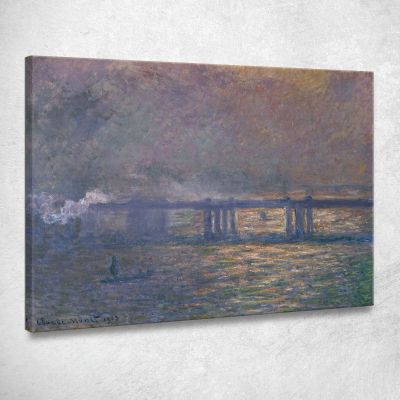 Ponte Di Charing Cross Claude Monet mnt215 quadro stampa su tela