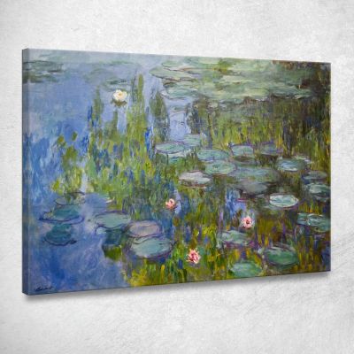 Ninfee Claude Monet mnt218 quadro stampa su tela