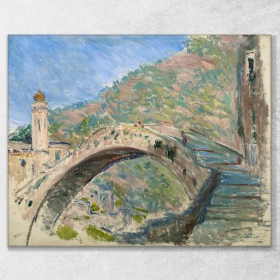 Ponte Di Dolceacqua 1884 Claude Monet mnt219 quadro stampa su tela