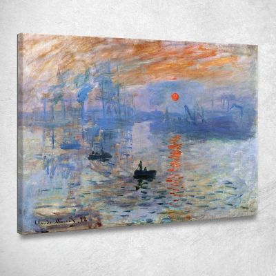 Alba 1872 Claude Monet mnt220 quadro stampa su tela