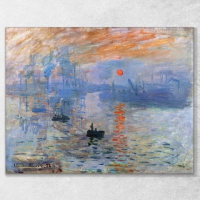 Alba 1872 Claude Monet mnt220 quadro stampa su tela