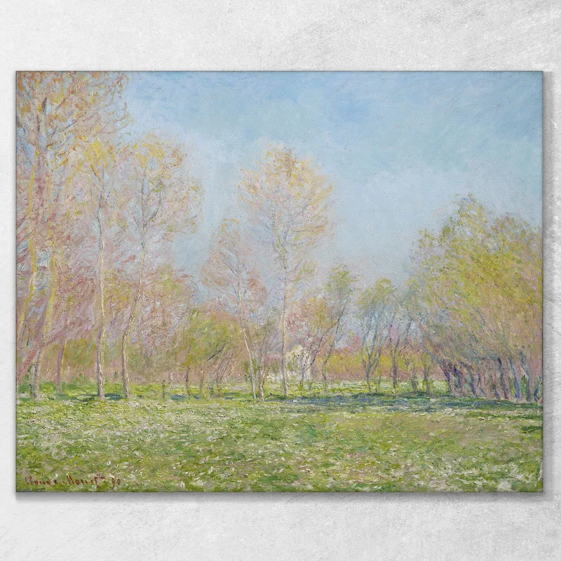Spring In Giverny 1890 Claude Monet canvas print