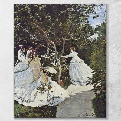 Donne Nel Giardino 1866 Claude Monet mnt230 quadro stampa su tela