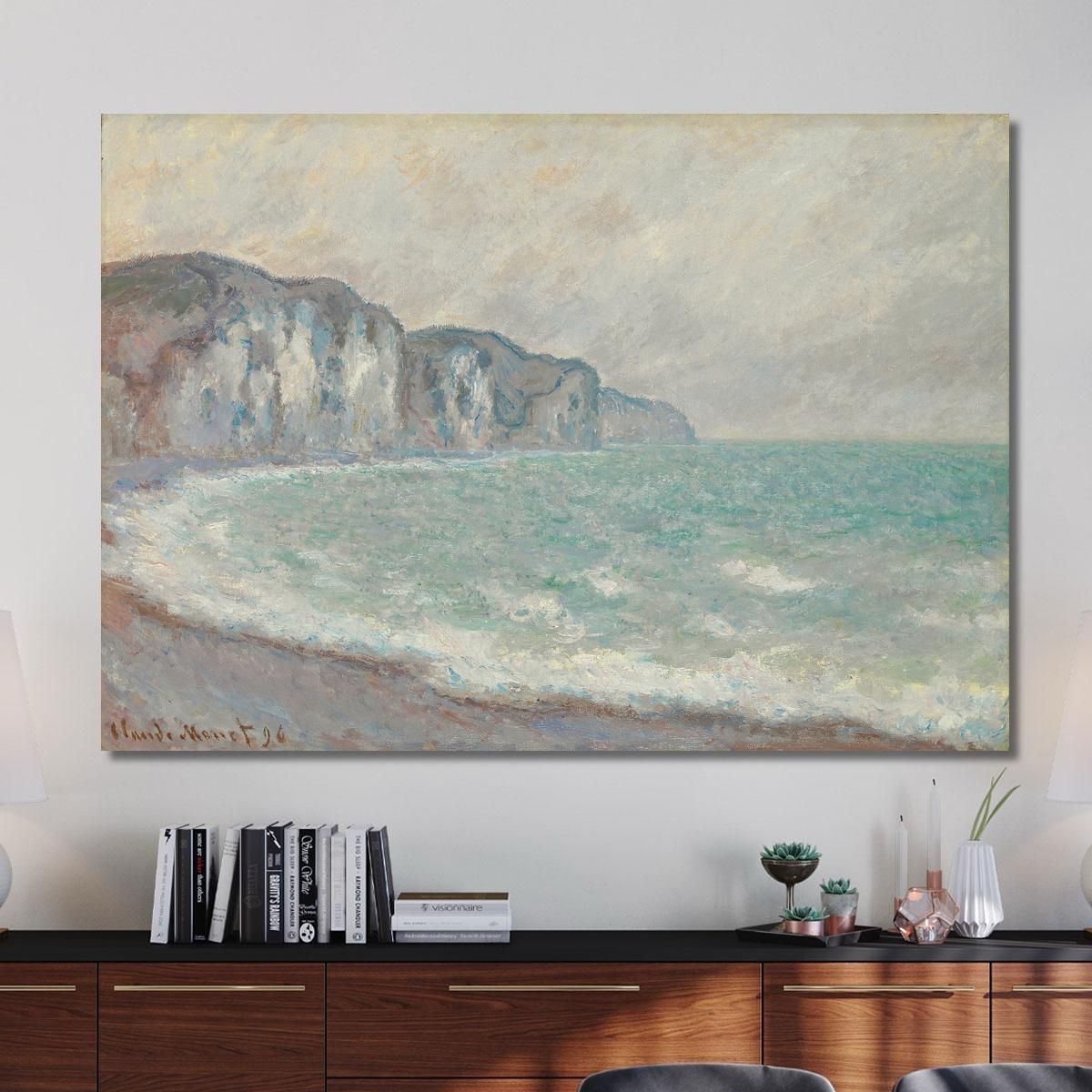 Scogliera Di Pourville Claude Monet mnt236 quadro stampa su tela