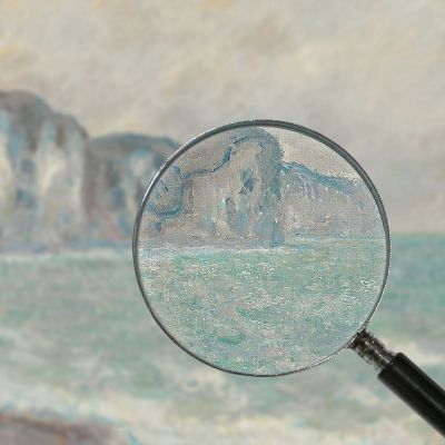 Scogliera Di Pourville Claude Monet mnt236 quadro stampa su tela