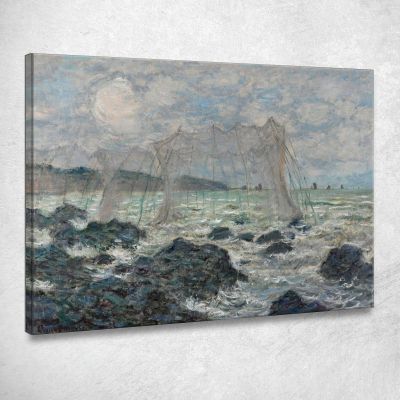 Reti Da Pesca A Pourville Claude Monet mnt237 quadro stampa su tela