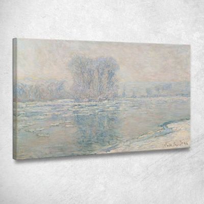 Cubetti Di Ghiaccio Effetto Bianco Claude Monet mnt241 quadro stampa su tela