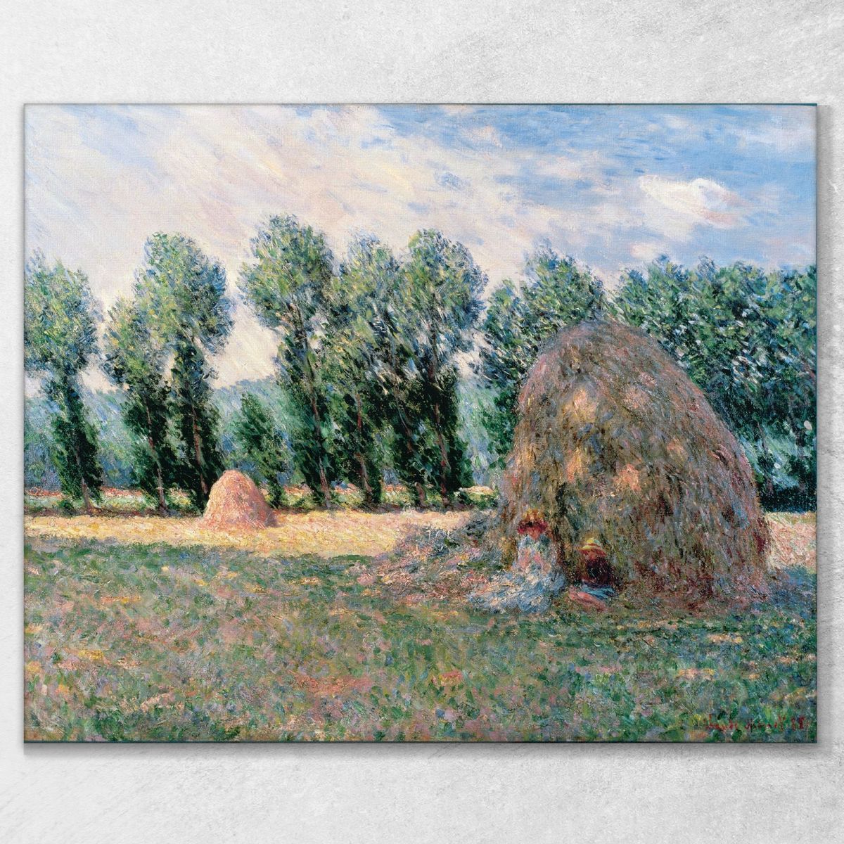 Mucchi Di Fieno Claude Monet mnt246 quadro stampa su tela