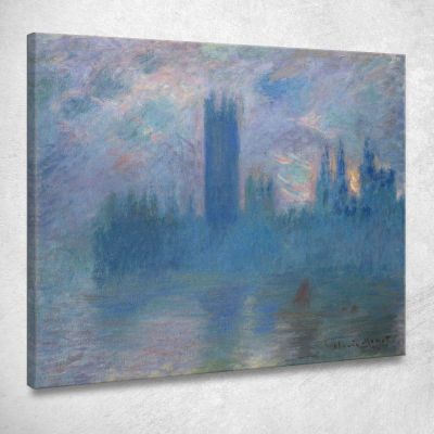 Houses Of Parliament Londra Claude Monet mnt249 quadro stampa su tela