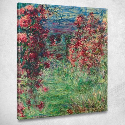 La Casa Delle Rose 2 Claude Monet mnt258 quadro stampa su tela