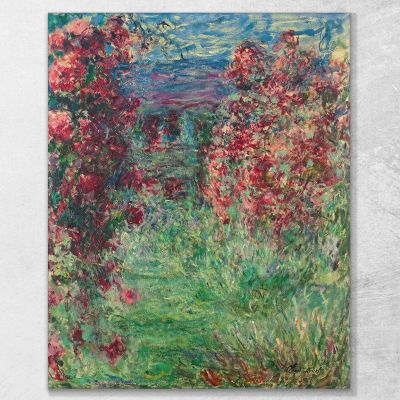 La Casa Delle Rose 2 Claude Monet mnt258 quadro stampa su tela