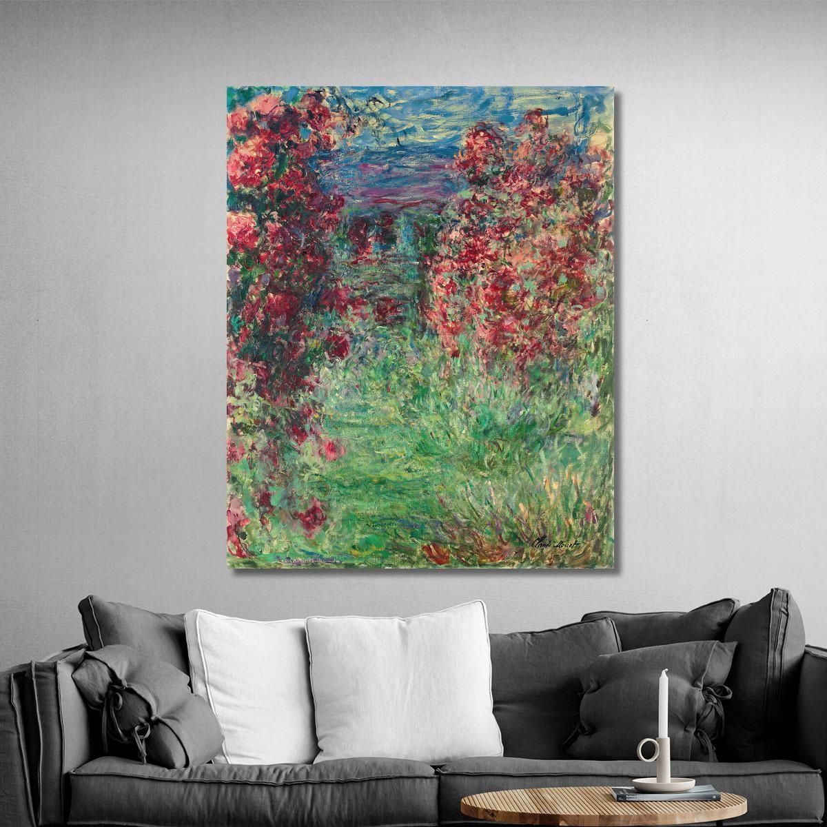 La Casa Delle Rose 2 Claude Monet mnt258 quadro stampa su tela