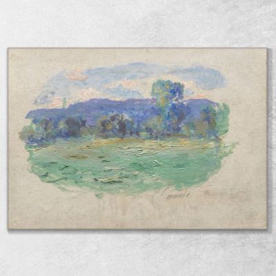 La Senna A Port-Villez Claude Monet mnt262 quadro stampa su tela