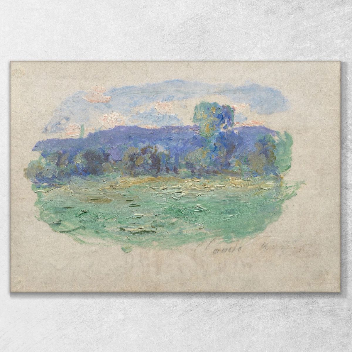 La Senna A Port-Villez Claude Monet mnt262 quadro stampa su tela