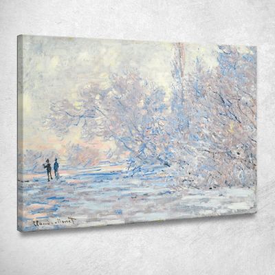 Gelo A Giverny Claude Monet mnt269 quadro stampa su tela