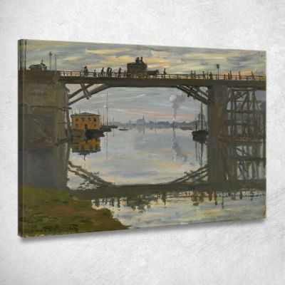 Il Ponte Di Legno Claude Monet mnt271 quadro stampa su tela